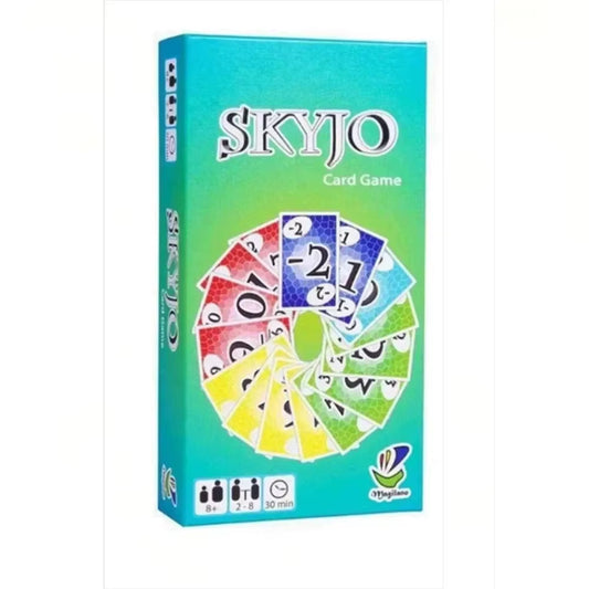 New Skyjo Board Game Card Party of Tables for the Whole Family Deck Box Wit Social Collective Game Children'S Tapis Poker Social